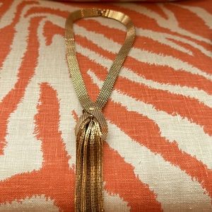 Vintage monet necklace with tassel